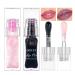 Magic Color Changing Moisturizing Lip Glow Oil 2024 New (Pink+ Black Glitter) Color Changing Lip Oil Warm Change Moisturizing Lip Gloss Non-sticky Long Lasting Nourishing Transparent Lip Care Pink+05 black flash 1 Fl Oz (Pack of 1)