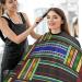 African Kente Tribal Custom Barber Cape - Waterproof Hair Cutting Apron with Adjustable Snap Closure for Professionals - Buy Online on GoSupps.com