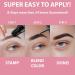 Luxillia Eyebrow Stamp Stencil Kit - Dual-Color, Waterproof & Sweatproof, Dark Brown + Nearly Black - Perfect Instant Brows, Adjustable for All Shapes, Reusable & Easy To Use - Buy Online on GoSupps.com