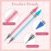 Tatuo 4 Pcs Rhinestone Picker Dotting Pen Set - Dual Ended Nail Art Tool for DIY Manicure - Crystals Wax Pencil for Gems (Blue Green Pink Purple) - Perfect for International Shipping - Buy Online on GoSupps.com