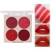 High Pigmented Lipstick Palette - Classic Bright Colors | Holiday Gift | 1g Lip Gloss & Lipstick - #02 - Buy Online on GoSupps.com