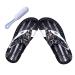 Wygwlg Summer Arch Support Orthopedic Slippers Men Big Toe Foot Correction Orthopedic Bunion Corrector Sandal Men Fathers Day Funny Gifts Comfy Breathable Orthopedic Slippers 9.5 Black White