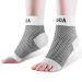 AVIDDA Plantar Fasciitis Socks with Heels Arch Supports Compression Sleeves Ideal for Arthritis Pain Relief and Suitable for Sports Ankle Supports for Men and Women White-1-S S White Pair