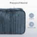 Maliton Foldable Hanging Toiletry Bag - Large Travel Wash Bag for Men & Women - Waterproof, 4 Compartments - Ideal for Business Trips & Vacations - Navy Blue - Buy Online on GoSupps.com
