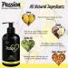Passion Sensual Massage Oil for Couples - Lemon Cr me Scent - All Natural Body Oil with Almond & Jojoba Oil for Romance & Relaxation - 8oz - Buy Online on GoSupps.com