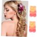 PLAFOPE Sequins 50pcs Bear Headwear Gradient Hair Head Hairpin Flower Charms Clips Ties Headdress Earrings Charm Sequin - Buy Online on GoSupps.com
