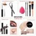 Professional Makeup Set MKNZOME 28Pcs with Portable Travel Bag - Eyeshadow, Foundation, Lip Gloss - Ideal Birthday or Christmas Gift for Teens & Adults - Buy Online on GoSupps.com