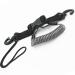 YYST One Stainless Steel Scuba Diving Lanyard Stainless Steel Spring Coiled Lanyard with Quick Release Buckle for Cameras and Dive Lights