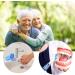 Bukcyue Denture Storage Box with Cleaning Brushes - Prosthesis Case for False Teeth - Blue Prostheses Organizer - Buy Online on GoSupps.com