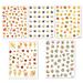 Decorations Manicure Slider Decals DIY Abstract Maple Leaf French Style Nail Art Stickers(Set 02)