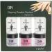 Dip Powder Nail Kit 3 Colors Dipping Powder with 3PCS Dip Powder Liquid Set French Nail Tips & Nail Glue Clear Pink Glitter Silver Nail Dipping Powder Starter Kit for Home DIY Manicure Salon (C) - Buy Online on GoSupps.com