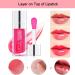 Cherry Plumping Lip Oil - Hydrating Gloss, Tinted Balm with Nourishing Formula for Long-lasting Shine and Non-sticky Texture - Buy Online on GoSupps.com