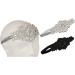 Ro Rox 1920s Bohemian Bridal Headband Great Gatsby Flapper Headpiece for Weddings Prom Evening Parties and more Crystal Headband Head Jewelry for Women Silver - Buy Online on GoSupps.com
