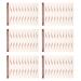 6 feuilles Autocollants Sourcils Poil Marron Adh sifs Imperm ables pour Maquillage Temporaire Tatouage Sourcils Pelable Transfert Naturel pour Femmes et Filles Usage v nementiel