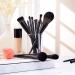 Jessup 14Pcs Black Kabuki Makeup Brushes Set for Foundation, Eyeshadow, Contour, and Concealer - T336 B-T336 - Buy Online on GoSupps.com