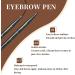 Long-Lasting Smudge-Proof Eyebrow Pencil | Dark Brown Microblading Pen | Water-Resistant - Buy Online on GoSupps.com