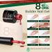 Modelones 8-in-1 Builder Nail Gel Set - 6 Colors Sparkle Green Glitter Gold Silver Builder Gel Polish for Christmas Gifts - Buy Online on GoSupps.com