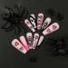 FEIlei Halloween False Nails Skull Spiders Net Fake Nails Full Cover Art Press On Nails - Buy Online on GoSupps.com