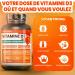 Vitamine D3 2000 UI 50mcg 1 par Jour 450 Comprim s Vitamine D3 Cholecalciferol (15+ Mois) Syst me Immunitaire Os Dents Muscles Suppl ment Haute Dose Premium Quality Vitastrong - Buy Online on GoSupps.com