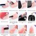 Vishine Poly Extension Gel Nail Kit Mini Nail Lamp Needed Clear Builder Jelly Gel Pink Nude Poly Nail Enhancement Trial All in One French Manicure Kit for Nail Art Starter Kit Nails - Buy Online on GoSupps.com