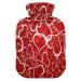 Valentine's Day Hearty Heat bottle with reference heat bottles for pain relief hot water bag feet and bed warmers for hot and cold compress 1l
