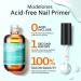 Modelones 15ml Nail Primer for Gel Nail Polish No Lift Nail Prep Bond Primer Acid Free Fast Air Dry Nail Bonder for Acrylic Powder Nail Supplies Set - Buy Online on GoSupps.com
