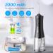 ENPULY Cordless Water Dental Flosser Portable 300ml Teeth Cleaner with 5 Modes & Jet Tips | IPX7 Waterproof Rechargeable Black Flosser for Effective Oral Care - Buy Online on GoSupps.com