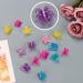 PAGOW 12 Pcs Butterfly Hair Clips Set - Resin Mini Barrettes for Women Girls - Cute Colored Claw Clips - No-Slip Transparent Design - 90s Fashion Accessory in Blue Purple Yellow Pink - Perfect Christmas Gift - Buy Online on GoSupps.com