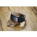 Personalized Medical Symbol Black Leather ID Tag Bracelet for Men - Adjustable 6.7-8.7" | VNOX - Buy Online on GoSupps.com