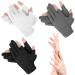 3Pair Touchscreen Cotton Gloves for Eczema and Dry Hands - Moisturizing Gloves SPA Overnight Washable Lotion Hand Spa Treatment Gloves Repair Rough Cracked Dry Chapped Hands Skin for Women