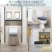 Plush Shag Toilet Lid Cover Set - Machine Washable, Soft and Fluffy Fabric - Fits Standard Toilet Lids, Quick Drying - Elastic Bathroom Decor - 2 Gray, 1 Black - Buy Online on GoSupps.com