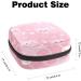 Pink Pig Menstrual Cup Pouch & Sanitary Napkin Holder - Cute Feminine Period Storage Bag | Multi-colored - Buy Online on GoSupps.com