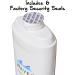 GoPong Shampoo & Conditioner Stealth Flasks - Set of 2 16oz Bottles with 6 Safety Seals for Cruises, Dorms & More - Buy Online on GoSupps.com