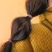 50-Piece Metal-Free Soft Elastic Hair Scrunchies Set for Thick and Curly Hair - Light Color | 2mm Thick Elastic Hair Ties for Women and Girls - Buy Online on GoSupps.com