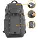 Vanguard Veo Adapter Backpack S - Dark Grey | Side Access for Travel & Photography - International Shipping Available - Buy Online on GoSupps.com