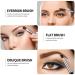 BBTO 3-Part Eyebrow & Duo Eye Brush Set - Angled Eyeliner Precision Flat Definer & Small Shades for Women & Girls - International Shipping Available - Buy Online on GoSupps.com