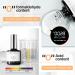 Modelones Gel Top Coat Matte Nail Polish 10ml - No Wipe Velvet Matte Effect - Buy Online on GoSupps.com