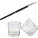Glamified Dappen Dish Bowl Set + Eyebrow Tint Brush | Acrylic Nail Art Equipment - Buy Online on GoSupps.com