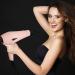 Hair Dryer with Diffuser & Brush Comb Attachments - Professional AC Motor for Curly & Thick Hair | Best Pink Blow Dryer for Salon Use - Buy Online on GoSupps.com