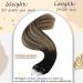 UGEAT Microring Extensions Ombre 45cm | Real Hair Microring Hair Extensions | Remy Loop Extensions with Micro Beads - 50g #1b/4/27 - Buy Online on GoSupps.com