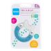 MAM 2-in-1 Bite & Brush Baby Teether | Relieves Teething Symptoms | Stimulates Sensory Development | Blue/Boy - 1 Pack - Buy Online on GoSupps.com