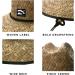 Brooklyn Athletics Men's Lifeguard Straw Hat - Unisex Beach Sun Protection - Buy Online on GoSupps.com