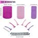 Hair Rollers With Clips 38 Pcs Set-18 Velcro Rollers For Hair-3 Rollers 44:36:25mm Each-12 Clips-1 Braid Tool -4 Hair Bands-2 Combs and 1 String Bag - Buy Online on GoSupps.com