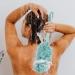 SKHAOVS 2 Piece Long Handle Bath Brush Set for Exfoliating and Dead Skin Removal - Shower Loofah Scrubber for Men and Women - Blue and Beige - Buy Online on GoSupps.com