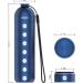 Buy 7 Day Aluminum Pill Organizer - Cute Travel Pill Box for Vitamins & Supplements - Weekly Pill Holder in Blue - Buy Online on GoSupps.com