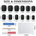 Short Press on Nails Square - 120Pcs Matte Color False Nails with Adhesive Tabs | Full Cover Acrylic Glue-on Nails for Women & Girls - Stylish Black Design - Buy Online on GoSupps.com