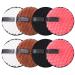 8 pieces of slaughtering pads washable 11.5 cm Smarting pads microfiber reusable make-up remunter sponges for facial cleaning skin care (4 colors) black brown pink white