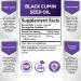 Premium Black Seed Oil Softgel Capsules - Cold Pressed Nigella Sativa Supplement for Immune Support & Joint Health - Omega 3 6 9 Antioxidant Blend - Gluten-Free & Vegan - 60 Count - Buy Online on GoSupps.com