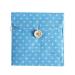 Cabilock Storage Pocket Polka Organizer Blue Women Linen Girl Girls Secret Pfertel Punktal Sanitary Pocket menstruation women handbags sky blue M