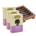 Sensitive and Dry Skin Soap Collection Made in Ancient Crete Greece Pack of 3 with Soap Dish (Lavender)